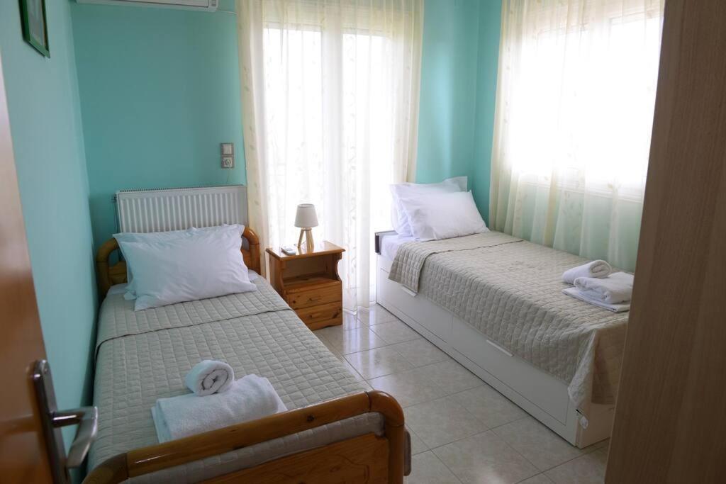 Simos' Sea View House Villa Nikopolis Bagian luar foto